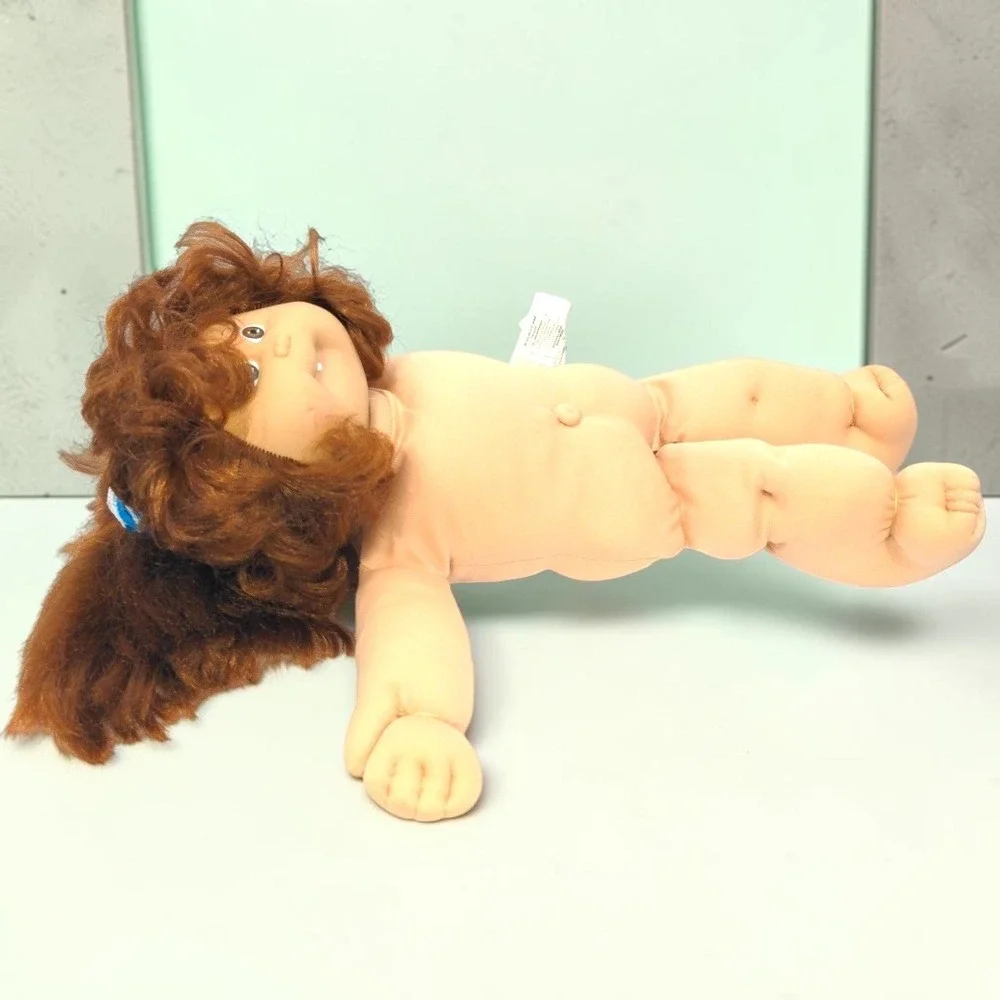 VTG 1982 Coleco Cabbage Patch Kid Doll Auburn Red Hair Single Tooth Head Mold #5